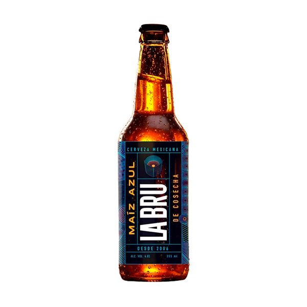 LA BRÜ MAÍZ AZUL CERVEZA ARTESANAL 355 ML